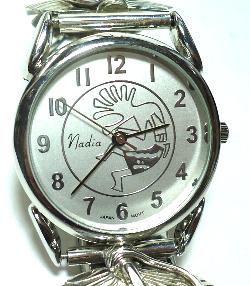 インディアンジュエリー ナバホ族製作のリストウォッチ 腕時計
