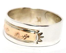 Juanita Keames Pino��@Navajo�@�R�R�y�� �����O 14KGF�S�[���h�t�B���h