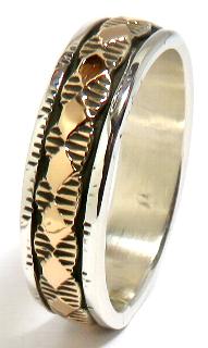 Navajo Ring Bruce Morgan�i�u���[�X���[�K���j�� �i�o�z�E�����O 14K