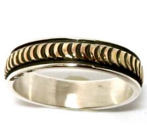 Navajo Ring Bruce Morgan�i�u���[�X���[�K���j�� �i�o�z�E�����O 14K