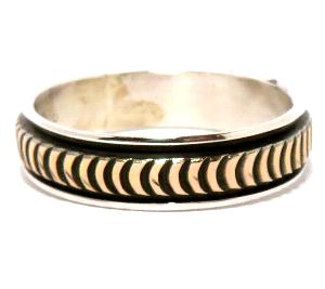 Navajo Ring Bruce Morgan�i�u���[�X���[�K���j�� �i�o�z�E�����O 14K