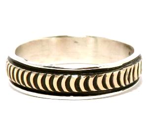 Navajo Ring Bruce Morgan�i�u���[�X���[�K���j�� �i�o�z�E�����O 14K