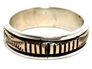 Navajo Ring Bruce Morgan�i�u���[�X���[�K���j�� �i�o�z�E�����O 14K