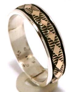 Navajo Ring Bruce Morgan�i�u���[�X���[�K���j�� �i�o�z�E�����O 14K