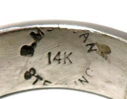 Navajo Ring Bruce Morgan�i�u���[�X���[�K���j�� �i�o�z�E�����O 14K