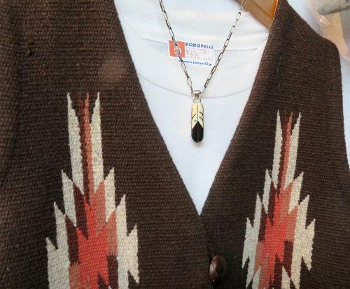 �x�]���@Jun Horie Sioux LAkota�@�t�F�U�[�y���_���g�@�l�b�N���X